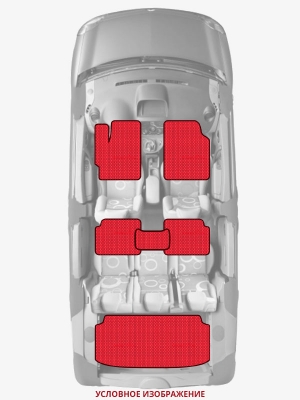 ЭВА коврики «Queen Lux» комплект для Datsun 100A