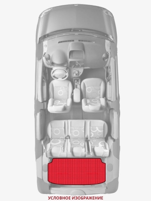 ЭВА коврики «Queen Lux» багажник для Chevrolet Cruze Hatchback
